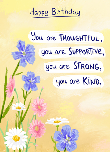 Flowers BDAY  Ecard Cover