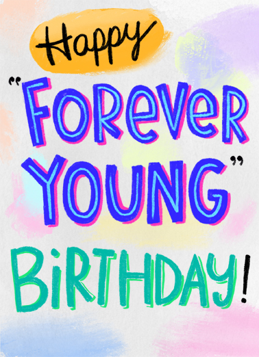 Forever Young  Card Cover