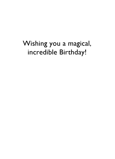 Found Unicorn  Ecard Inside