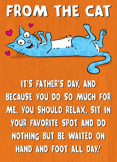 From the Cat Dad  Ecard Cover