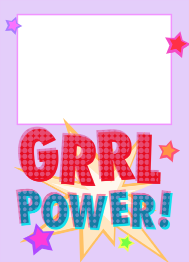 GRRL Power Sister  Card Cover