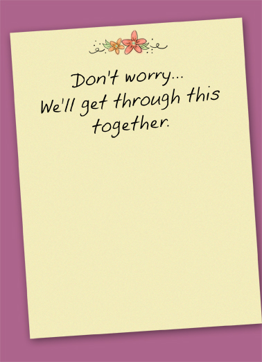 Get Through This Stationary  Ecard Cover