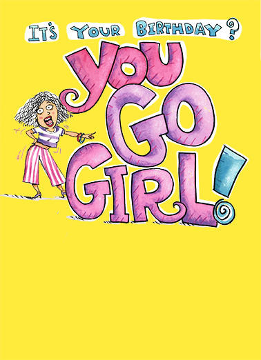 Go Girl  Ecard Cover