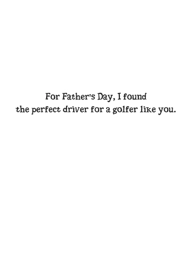 Golf Keg FD  Ecard Inside