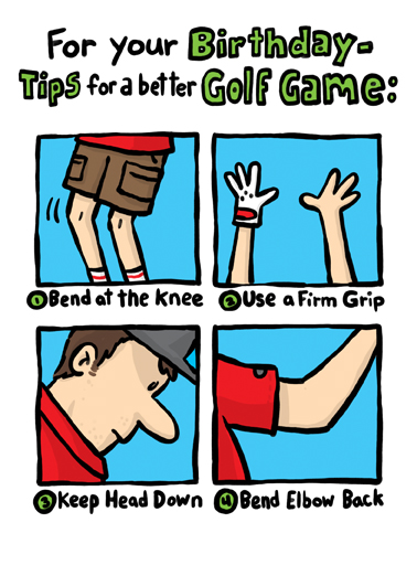 Golf Tips  Ecard Cover