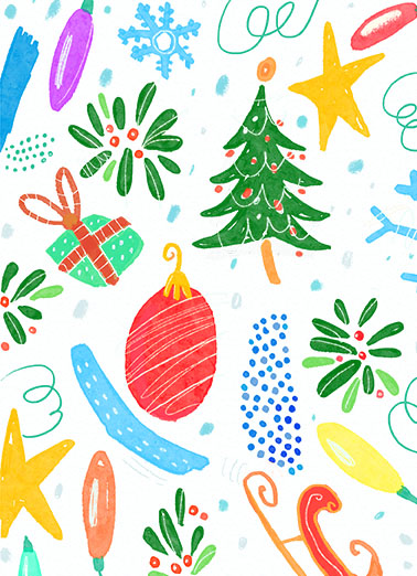 Good Christmas Things - Funny Christmas Card to personalize and send.