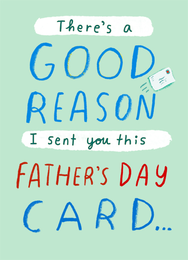 Good Reason Dad  Ecard Cover