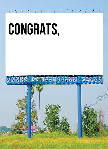 Grad Billboard  Ecard Cover