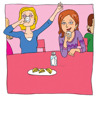 Grain of Salt Birthday Card Cover