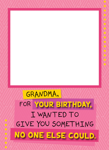 Grandma Birthday  Card Cover