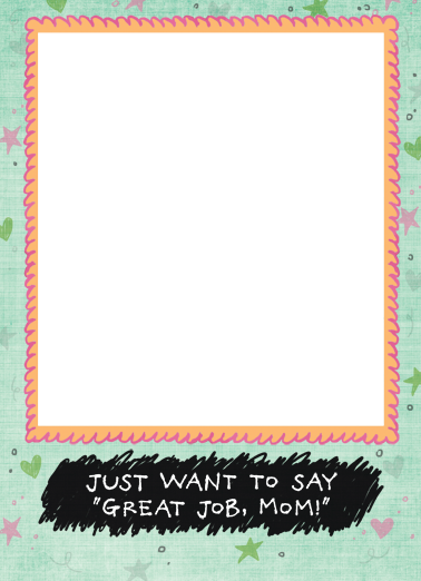 Great Job Mom  Card Cover