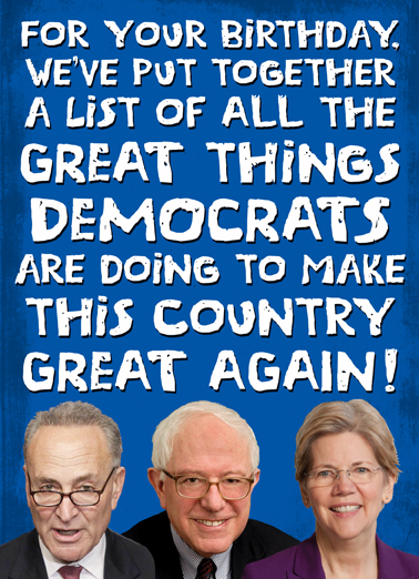 Great Things Dems  Ecard Cover