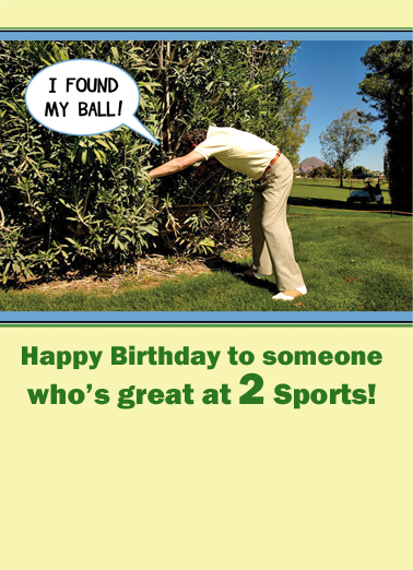 Great at 2 Sports  Ecard Cover