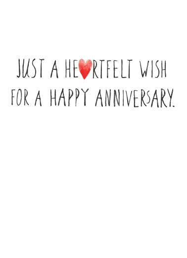 Happy Anniversary Hearts  Ecard Inside