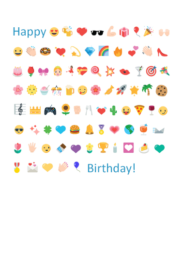 Happy Emojis  Ecard Cover