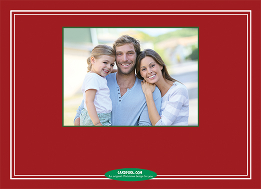 Have Yourself Merry Upload 5x7 horizontal flats Card Inside
