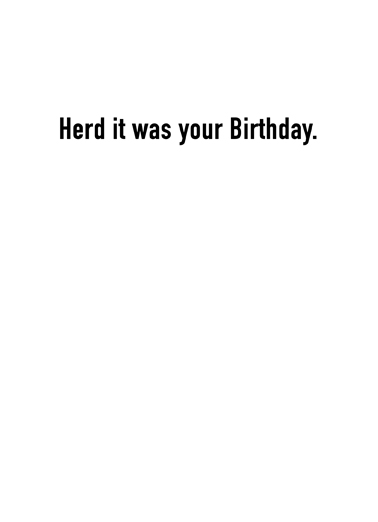 Herd Immunity Birthday Card Inside