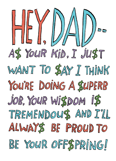 Hey Dad  Ecard Cover