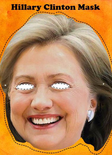 Hillary Mask  Ecard Cover