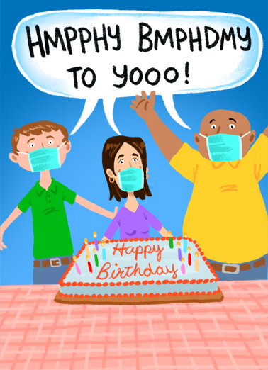 Hmphy Bmrphdmy Birthday Card Cover