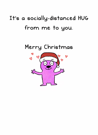 Hold It Close Xmas  Ecard Inside