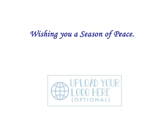 Holiday Night Christmas Card Inside