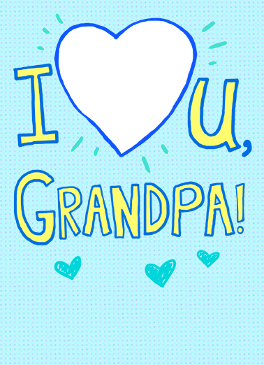 I heart grandpa FD  Ecard Cover