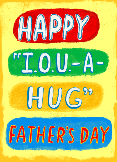 IOU Dad  Ecard Cover