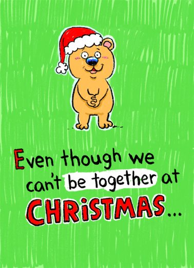In My Heart Xmas - Funny Christmas Card to personalize and send.