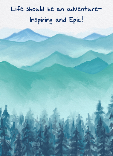 Inspiring and Epic  Ecard Cover