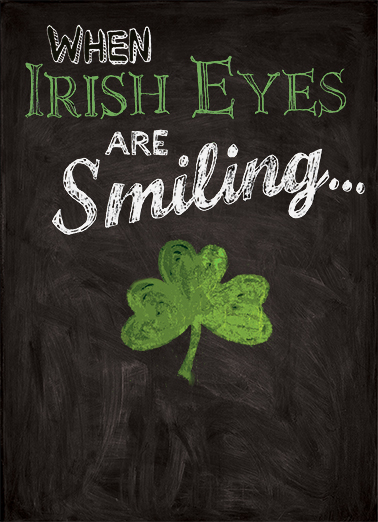 Irish Eyes Smiling  Ecard Cover