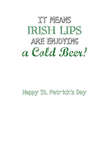 Irish Eyes Smiling  Ecard Inside