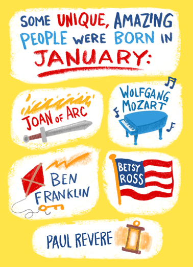 January People  Ecard Cover