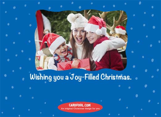 Joy To You-horiz 5x7 horizontal flats Card Inside