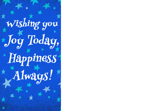 Joy Today-horiz 5x7 horizontal flats Card Cover