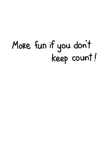 Keep Count Birthday Card Inside