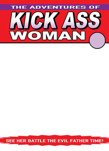 Kick Ass Woman  Ecard Cover