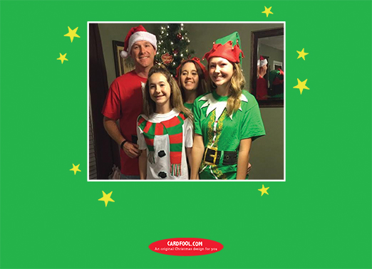 Legendary Christmas Upload 5x7 horizontal flats Card Inside