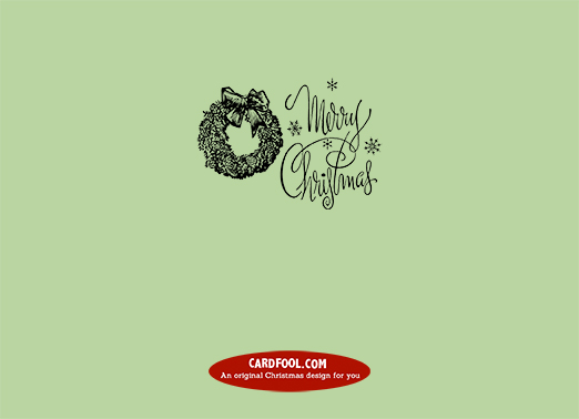 Long Christmas Letter 5x7 horizontal flats Card Inside