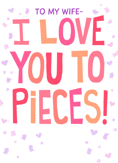 Love To Pieces  Ecard Cover