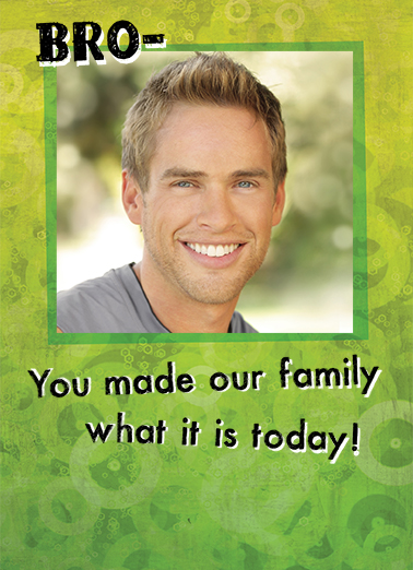 Made Our Family Birthday Card Cover