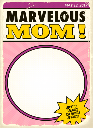 Marvelous Mom  Ecard Cover