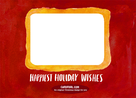 Merry Awesome Christmas 5x7 horizontal flats Card Inside