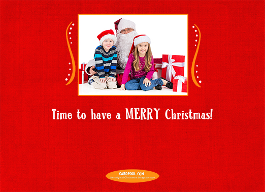 Merry Time Upload 5x7 horizontal flats Card Inside