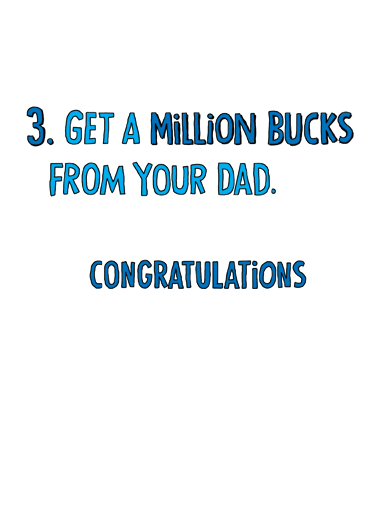 Million Bucks  Card Inside