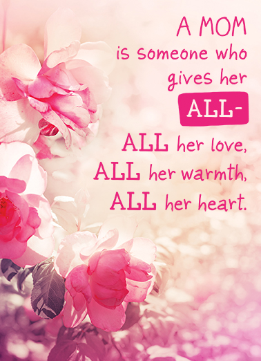 Mom Gives All MD  Card Cover