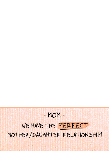 Mother Daughter Relationship  Card Cover