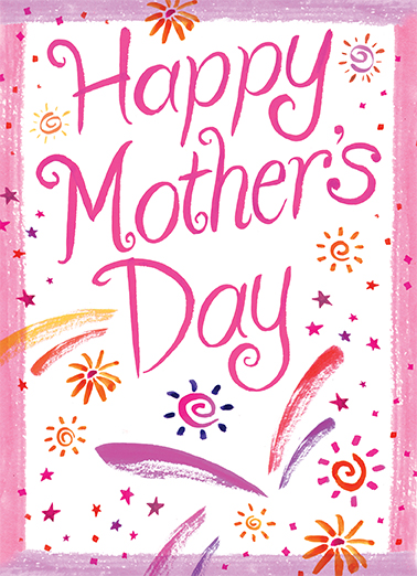Mother's Day Bursts  Card Cover