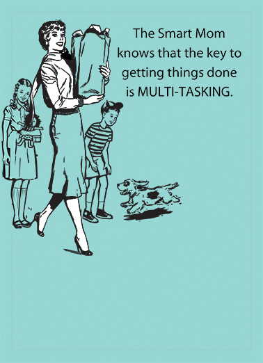 Multitasking  Ecard Cover