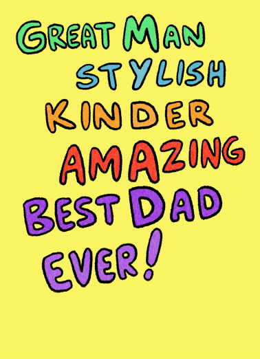 My Dad  Ecard Cover